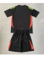 Španělsko Brankářské Venkovní dres pro děti ME 2024 Krátký Rukáv (+ trenýrky)